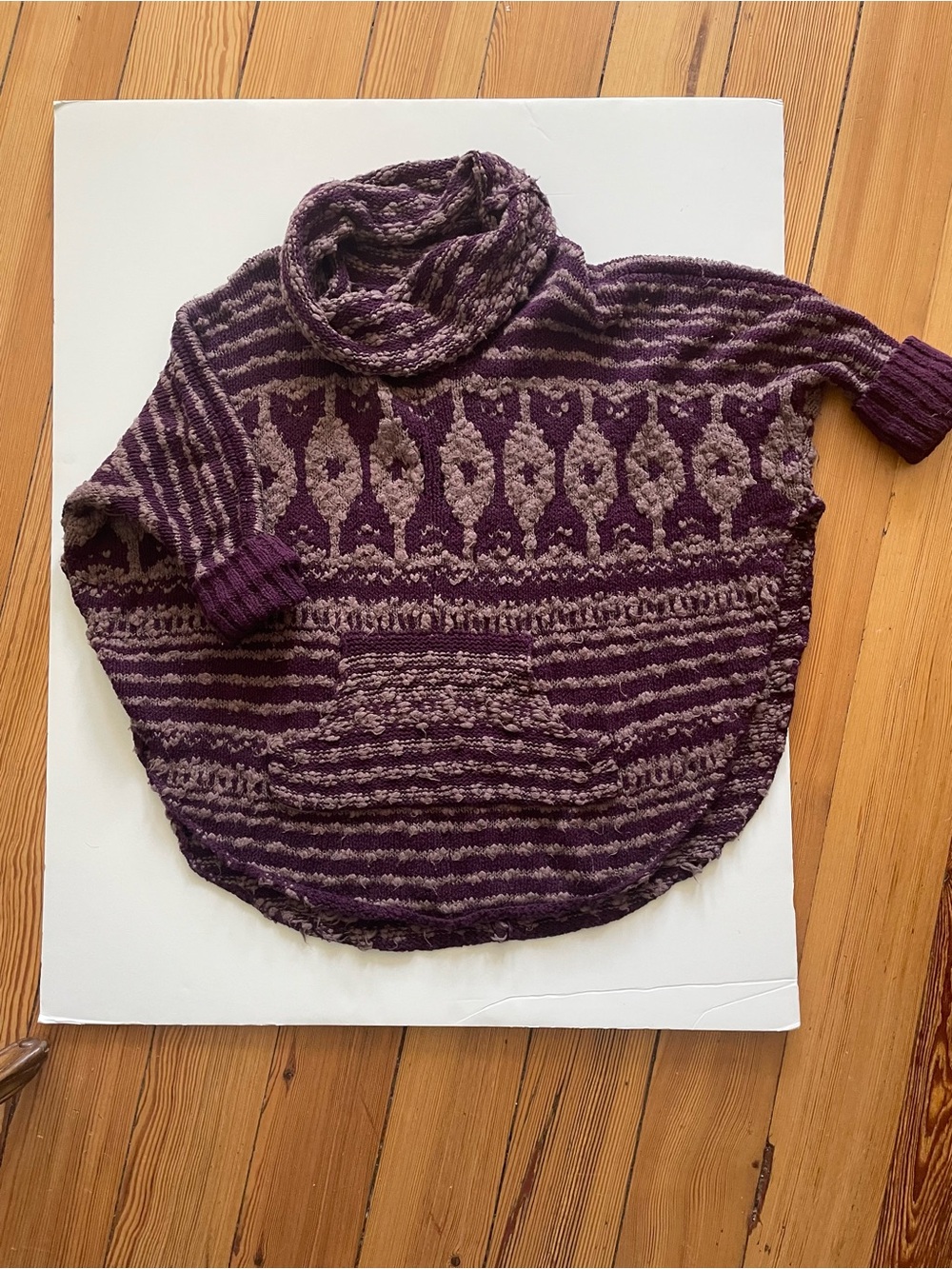 Free People Rosie-Lee cotton Poncho size L